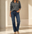 Avery Ribbed Half-Zip Pullover — image 1
