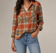 Harper Relaxed Cotton-Blend Plaid Shirt — image 1