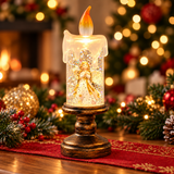 🎄 Christmas Snowfall Candle Night-Light