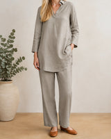 Sienna Relaxed 100% Cotton Two-Piece Set — image 2
