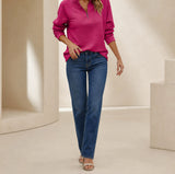 Avery Ribbed Half-Zip Pullover — image 4