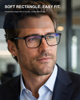 Marlow Soft Rectangle Blue-Light Glasses — image 4