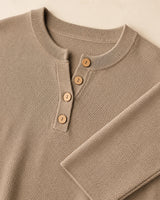 Evelyn Relaxed Henley Knit Two-Piece Set — image 5