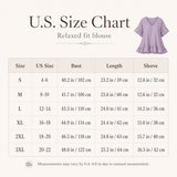 Ruffle Hem V-Neck Blouse