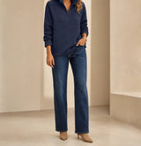 Avery Ribbed Half-Zip Pullover — image 7