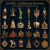 America 250th Anniversary Christmas Advent Calendar – 24 Heritage Keepsakes