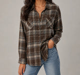 Harper Relaxed Cotton-Blend Plaid Shirt — image 11