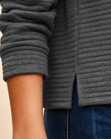 Avery Ribbed Half-Zip Pullover — image 12