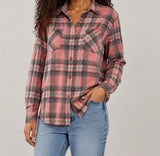 Harper Relaxed Cotton-Blend Plaid Shirt — image 13