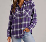 Harper Relaxed Cotton-Blend Plaid Shirt — image 14
