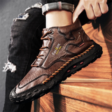 Men's Cowhide Composite-Toe Work Shoes