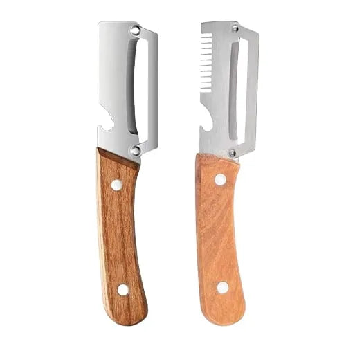 🔪3-in-1 Multifunctional Stainless Steel Vegetable & Fruit Peeler