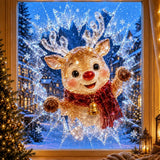 🎄 3D Crystal Christmas Window Decal