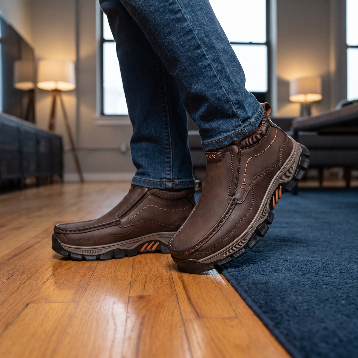 ⏰Last Day 70% OFF 🔥Men's Genuine Leather Comfortable Walking Boots