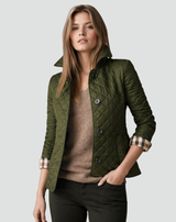 Women's Lightweight Quilted Button-Front Jacket