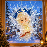 🎄 3D Crystal Christmas Window Decal