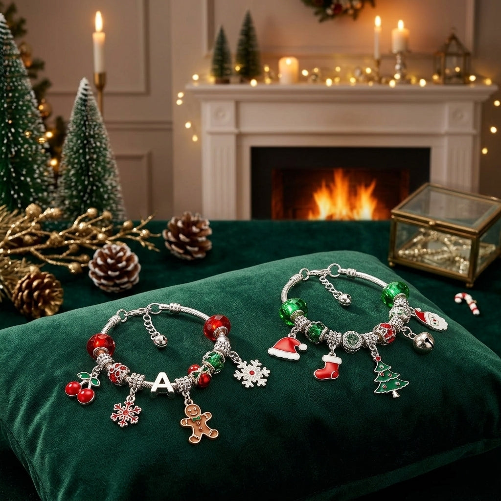 50% OFF | 🧵DIY Christmas Bracelet Advent Calendar - 24 Days of Beads & Charms✨
