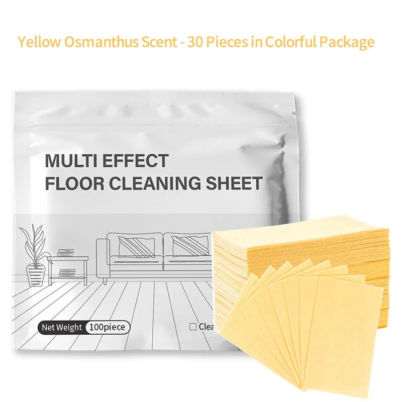 Multi-Effect Dissolvable Floor Cleaning Sheets – Deep Clean, Shine & Deodorize