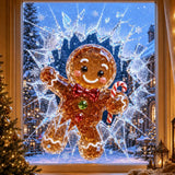 🎄 3D Crystal Christmas Window Decal