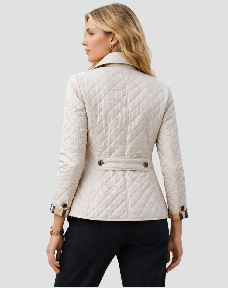 Women's Lightweight Quilted Button-Front Jacket