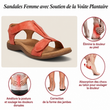 🔥DERNIER JOUR -70 %🔥 Sandales Orthopédiques Compensées pour Femme | Conçues pour Épouser Vos Pieds
