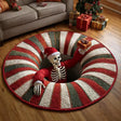 💀Christmas Eve-themed 3D Quilted Round Mat🎄