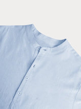 🔥 Chemise décontractée pour homme en coton et lin à manches longues