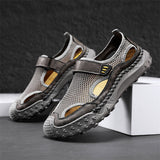 ⏰Last Day! 60% OFF 🔥Men's   Cowhide Breathable Mesh Sandals