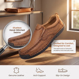 Men’s Full Grain Leather Orthopedic Loafers