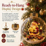 🎄🔮Light-Up Christmas Diorama Ornament – A Tiny Winter Wonderland🔮🎊