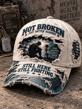 🧢 Veteran PTSD Awareness Baseball Cap – 100% Cotton