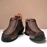 ⏰Last Day 70% OFF 🔥Men's Genuine Leather Comfortable Walking Boots