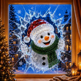 🎄 3D Crystal Christmas Window Decal