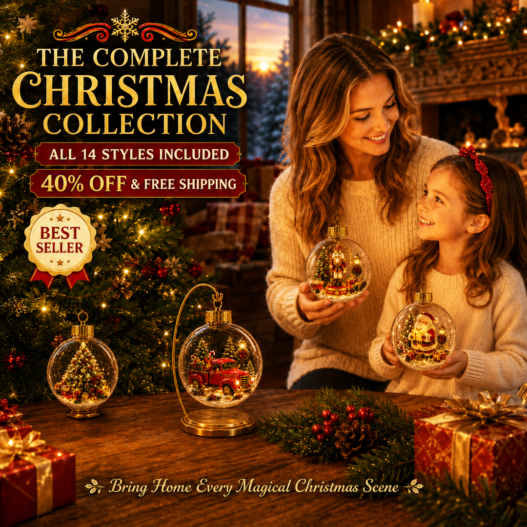 🎄🎄Limited time 50% OFF -✨ Glowing Christmas Story Ornament – Light-Up Mini Holiday Scene