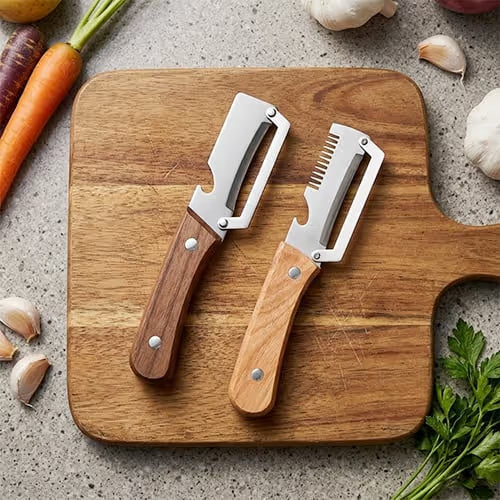 🔪3-in-1 Multifunctional Stainless Steel Vegetable & Fruit Peeler