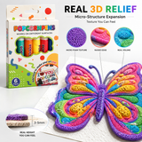 🖍️ 3D Relief Art Pen – Turn Flat Drawings Into Raised Art