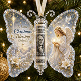 🦋 Christmas Butterfly Cash Gift Ornament