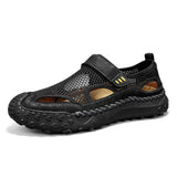 ⏰Last Day! 60% OFF 🔥Men's   Cowhide Breathable Mesh Sandals