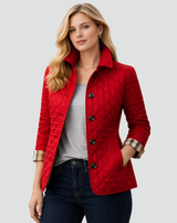 Women's Lightweight Quilted Button-Front Jacket