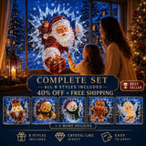 🎄 3D Crystal Christmas Window Decal