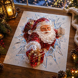 🎄 3D Crystal Christmas Window Decal