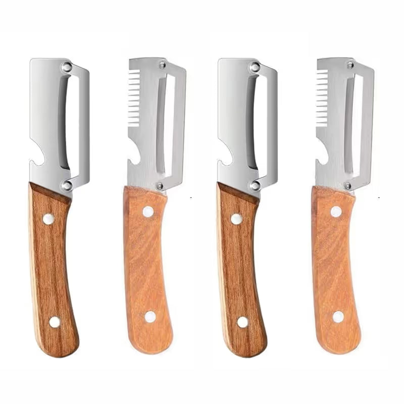🔪3-in-1 Multifunctional Stainless Steel Vegetable & Fruit Peeler