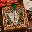 🦋 Christmas Butterfly Cash Gift Ornament