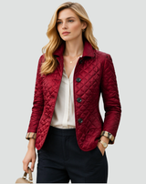 Women's Lightweight Quilted Button-Front Jacket