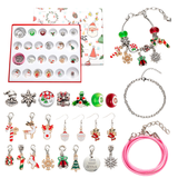 50% OFF | 🧵DIY Christmas Bracelet Advent Calendar - 24 Days of Beads & Charms✨