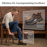 ⏰Last Day 70% OFF 🔥Men's Genuine Leather Comfortable Walking Boots