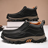 ⏰Last Day 70% OFF 🔥Men's Genuine Leather Comfortable Walking Boots