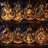 🎄🎄Limited time 50% OFF -✨ Glowing Christmas Story Ornament – Light-Up Mini Holiday Scene