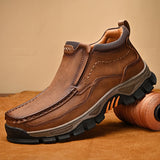 ⏰Last Day 70% OFF 🔥Men's Genuine Leather Comfortable Walking Boots