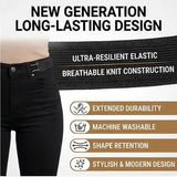👖Buckle-Free Invisible Elastic Belt - Flat Adjustable Stretch Fit for Jeans & Pants